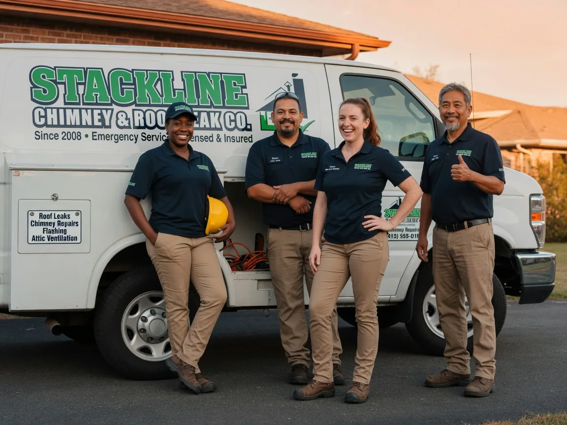 Chimney flashing repair company in Woodlawn, IL